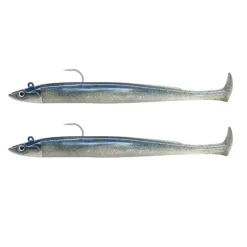 FIIISH Pêche Aux Leurres|Leurres-2 leurres souples Double Combo crazy paddle Tail 15cm shore 10g