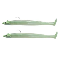 FIIISH Pêche Aux Leurres|Leurres-2 leurres souples Double Combo crazy paddle Tail 12cm shore 7g