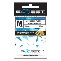 SUNSET Surfcasting|Montages / Hameçons-Accroche plomb + gaine thermo st 9089 (x6)