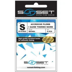 SUNSET Montages / Hameçons-Accroche Plomb ST-9020 (x8)