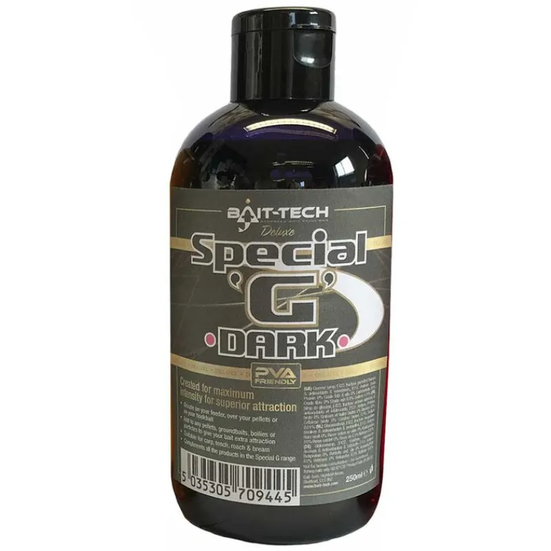 BAIT TECH Appâts / Amorces-Additif Bait-Tech Deluxe Special G Dark Liquid 250ml