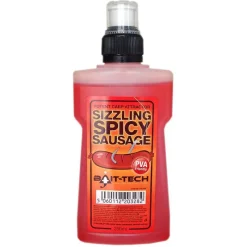 BAIT TECH Appâts / Amorces-Additif Bait-Tech Liquid Sizzling Spicy Sausage 250ml