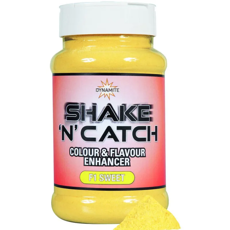 DYNAMITE BAITS Appâts / Amorces-Additif en Poudre Shake'N'Catch Colour & Flavour Enhancer Arôme F1 Sweet Yellow