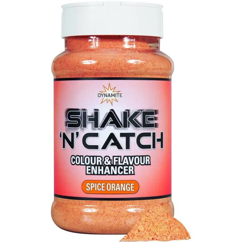 DYNAMITE BAITS Appâts / Amorces-Additif en Poudre Shake'N'Catch Colour & Flavour Enhancer Arôme Spice Orange