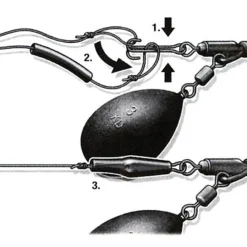 KORDA Acc.Montages/Hameçons-Agrafes pour sacs solubles carpe stik klip (x20)