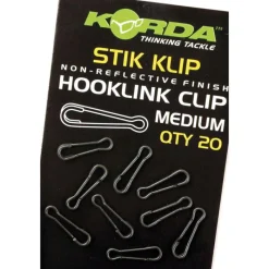 KORDA Acc.Montages/Hameçons-Agrafes pour sacs solubles carpe stik klip (x20)