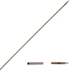 FLASHMER Montages / Hameçons-Aiguille à vers laiton 18cm (x2)