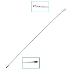 FLASHMER Montages / Hameçons-Aiguilles à locher 20cm 1mm