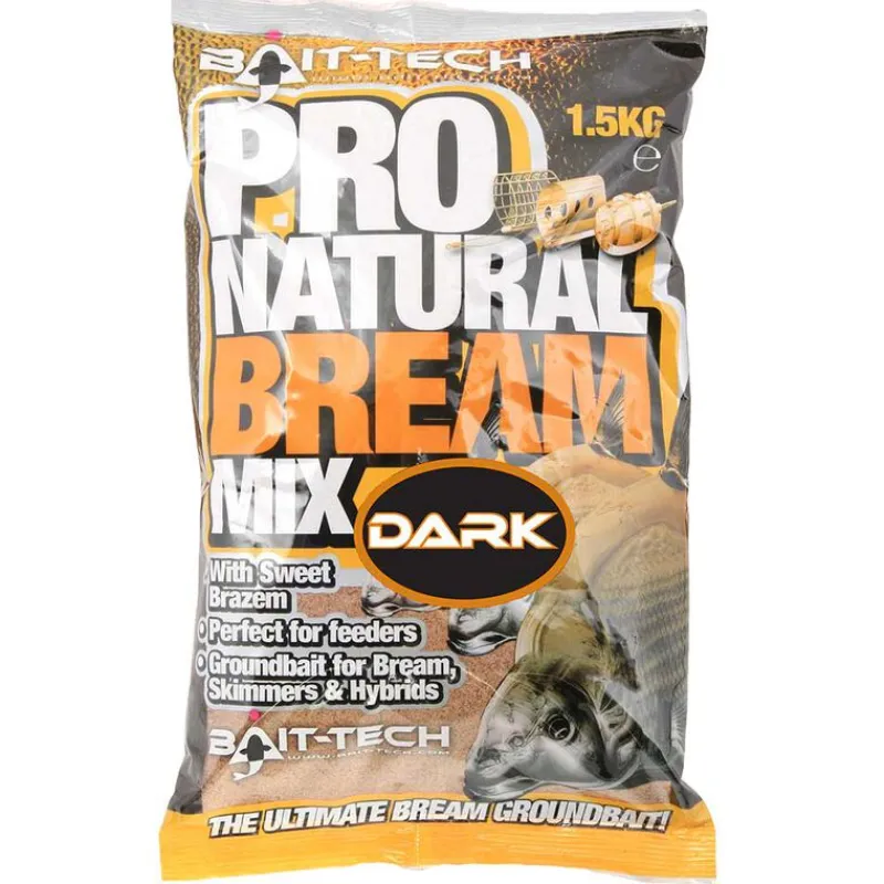 BAIT TECH Appâts / Amorces-Amorce Pro Natural Bream Dark 1.5kg