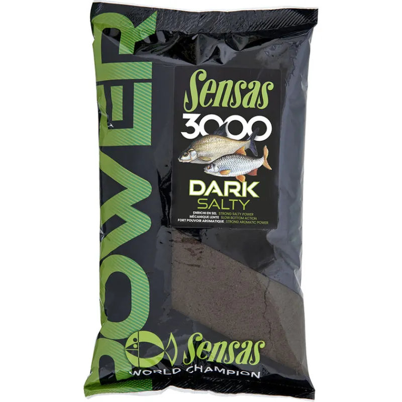 SENSAS Appâts / Amorces-Amorce 3000 Power Dark Salty 1kg
