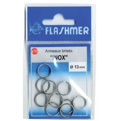 FLASHMER Lignes Et Accessoires De Montage|Montages / Hameçons-Anneaux Brisés Inox (x10)