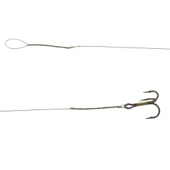 CANNELLE Hameçons Et Montages-Avancon acier carnassier megaflex 40cm 7.5kg triple (x3)