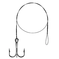 CANNELLE Carnassier Au Posé|Hameçons Et Montages-Avancon Nylflex C703 40cm + Triple (x3)
