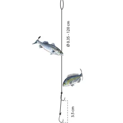 FLASHMER Bas De Lignes / Lignes Montées|Découverte Pêche En Mer-Bas de ligne montage à couteau