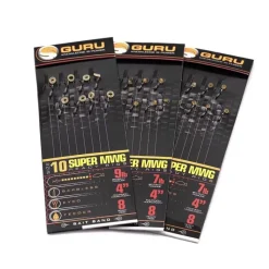 GURU Hameçons / Bas De Ligne Feeder-Bas de ligne SMWG Bait Bands 4" (x8)