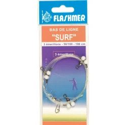 FLASHMER Surfcasting|Bas De Lignes / Lignes Montées-Bas de ligne mer surf 2 emerillons