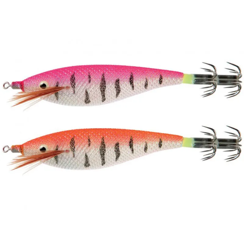 FLASHMER Pêche Eging|Bas De Lignes / Lignes Montées-Bas de ligne mer seiche/encornet 2 turluttes