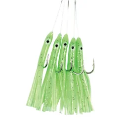 FLASHMER Bas De Lignes / Lignes Montées|Leurres-Bas de ligne mer 5 chipirons