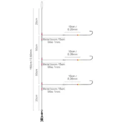SPRO Bas De Lignes / Lignes Montées|Surfcasting-Bas de Ligne Salt Rig Metal Boom Aberdeen