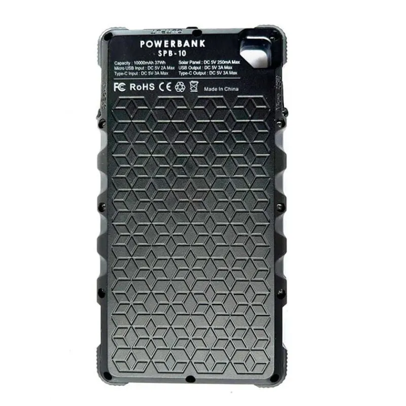 WOLF Bivouac/Confort-Batterie externe SPB-10 Powerbank Black Edition