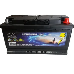 FRAZER Batterie-Batterie Marine 110Ah Décharge Légère