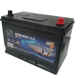 FRAZER Batterie-Batterie Marine 120Ah 600 Cycles
