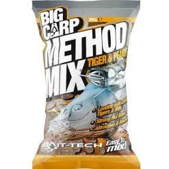 BAIT TECH Appâts / Amorces-Big Carp Method Mix Tiger & Peanut  2KG