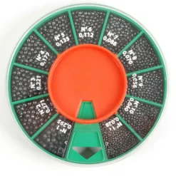 TEAM FRANCE Plombs-Boite de plombs fendus coup 11 cases