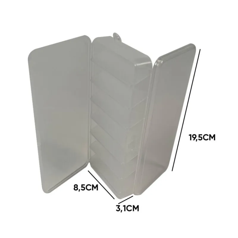 VERSUS Pêche Aux Leurres|Bagagerie / Rangement-Boite Reversible 85 Clear 19.5x8.5x3.1cm