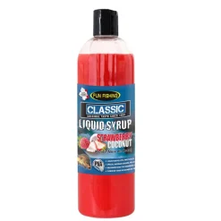 FUN FISHING Appâts Et Fabrication-Booster Classic Liquid Syrup Strawberry Coconut 480ml