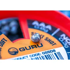 GURU Plombs-Boîte de plombs non toxiques 8 Compartment non-toxic Shot Box