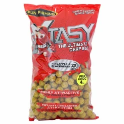 FUN FISHING Appâts Et Fabrication-Bouillettes funfishing extasy Pineapple et Blackberry 4kg 20mm