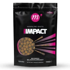 MAINLINE Appâts Et Fabrication-Bouillettes Hi Impact Scopex Blackcurrant 1kg