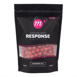 MAINLINE Appâts Et Fabrication-Bouillettes Response Strawberry Zest 15 mm 450 g