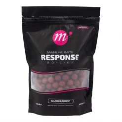 MAINLINE Appâts Et Fabrication-Bouillettes Response Salmon & Shrimp 15 mm 450 g