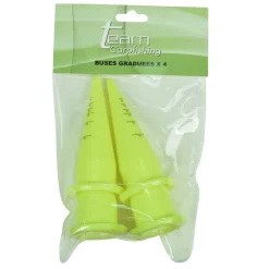 TEAM CARPFISHING Appâts Et Fabrication-Buses pour pistolet à bouillettes carpe graduees x 4