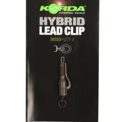 KORDA Acc.Montages/Hameçons-Clip plomb carpe hybrid lead clip (x5)