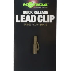 KORDA Acc.Montages/Hameçons-Clip plomb carpe quick release lead clips - 10 stuck