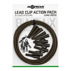 KORDA Découverte Pêche À La Carpe|Acc.Montages/Hameçons-Clip plombs basix lead clip action pack