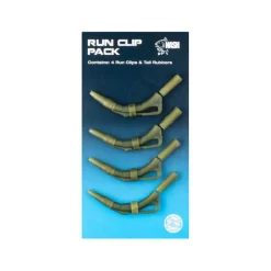 NASH Acc.Montages/Hameçons-Clip Plombs Run Clip Pack