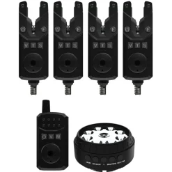 SONIK Détection-Coffret 4 détecteurs + 1 centrale + lampe bivvy SKS2