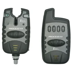 TEAM CARPFISHING Découverte Pêche À La Carpe|Détection-Coffret 3 détecteurs carpe process vx + centrale