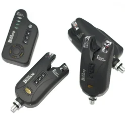 TEAM CARPFISHING Détection-Coffret 4 détecteurs carpe black buster xe + centrale