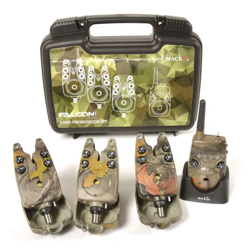 MACK2 Détection-Coffret 3 Détecteurs Falcon XPr Alarm Set 3+1 Camo