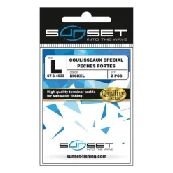 SUNSET Montages / Hameçons-Coulisseaux special peches fortes (x2)