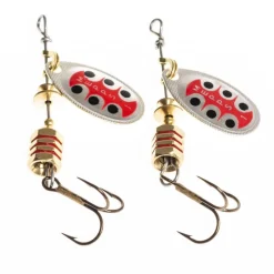 MEPPS Leurres À Truite|Leurres-Cuillère Tournante Aglia TW Argent (x2)