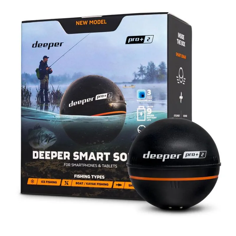 DEEPER Électronique-PRO+ V2, sondeur sans fil avec GPS génération 2