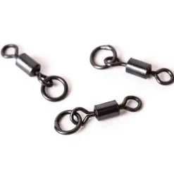 NASH Acc.Montages/Hameçons-Emerillons à anneaux carpe uni ring swivel (x10)