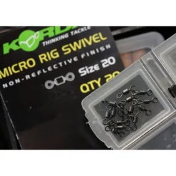 KORDA Acc.Montages/Hameçons-Emerillons baril carpe micro rig swivel