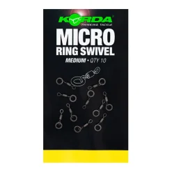 KORDA Acc.Montages/Hameçons-Emerillons micro rig ring swivel medium